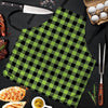 Green Plaid Men's Apron-grizzshop