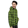 Green Plaid Men's Hoodie-grizzshop