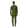 Green Plaid Men's Pajamas-grizzshop