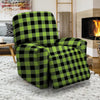 Green Plaid Recliner Cover-grizzshop