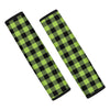 Green Plaid Seat Belt Cover-grizzshop