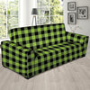 Green Plaid Sofa Cover-grizzshop