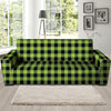 Green Plaid Sofa Cover-grizzshop