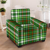 Green Plaid Tartan Armchair Cover-grizzshop