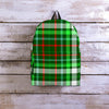 Green Plaid Tartan Backpack-grizzshop