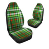 Green Plaid Tartan Car Seat Covers-grizzshop