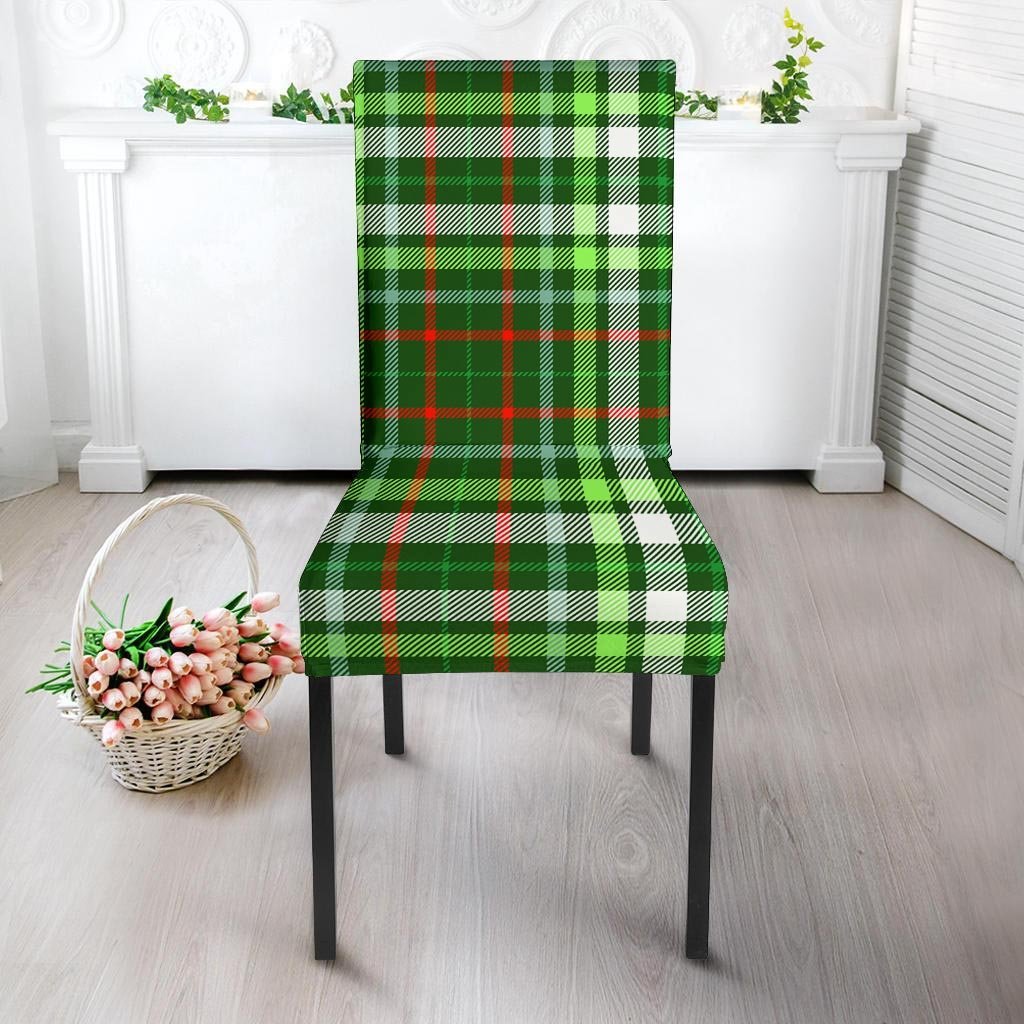Green Plaid Tartan Chair Cover-grizzshop