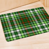 Green Plaid Tartan Door Mat-grizzshop