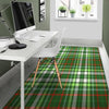 Green Plaid Tartan Floor Mat-grizzshop