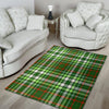 Green Plaid Tartan Floor Mat-grizzshop