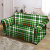 Green Plaid Tartan Loveseat Cover-grizzshop