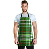 Green Plaid Tartan Men's Apron-grizzshop