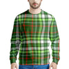 Green Plaid Tartan Men's Sweatshirt-grizzshop