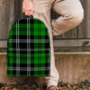 Green Plaid Tartan Print Backpack-grizzshop