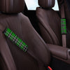 Green Plaid Tartan Print Seat Belt Cover-grizzshop