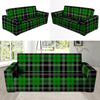 Green Plaid Tartan Print Sofa Cover-grizzshop