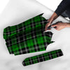 Green Plaid Tartan Print Umbrella-grizzshop