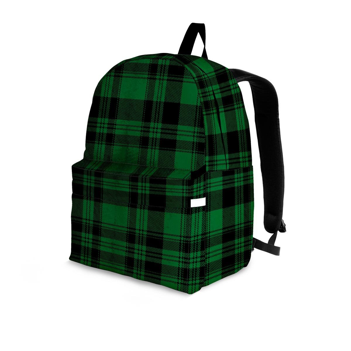 Green Plaid Tartan Sottish Backpack-grizzshop