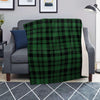 Green Plaid Tartan Sottish Blanket-grizzshop