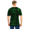 Green Plaid Tartan Sottish Men T Shirt-grizzshop