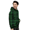 Green Plaid Tartan Sottish Men's Hoodie-grizzshop