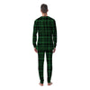 Green Plaid Tartan Sottish Men's Pajamas-grizzshop