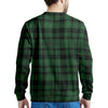 Green Plaid Tartan Sottish Men's Sweatshirt-grizzshop