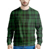 Green Plaid Tartan Sottish Men's Sweatshirt-grizzshop