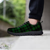 Green Plaid Tartan Sottish Women's Sneakers-grizzshop