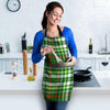 Green Plaid Tartan Women's Apron-grizzshop