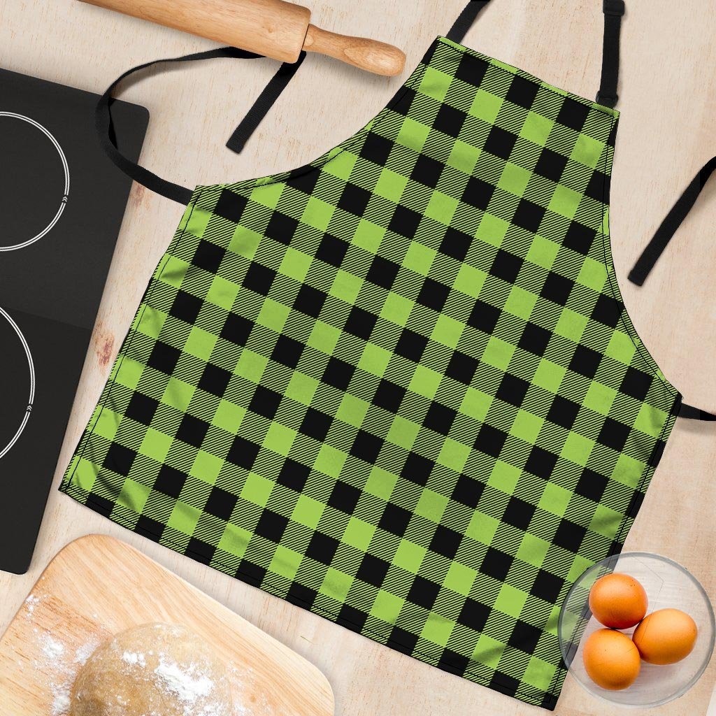 Green Plaid Women's Apron-grizzshop