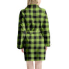 Green Plaid Women's Robe-grizzshop