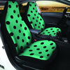 Green Polka Dot Car Seat Covers-grizzshop