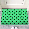 Green Polka Dot Door Mat-grizzshop