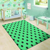 Green Polka Dot Floor Mat-grizzshop