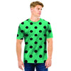 Green Polka Dot Men T Shirt-grizzshop