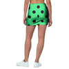 Green Polka Dot Mini Skirt-grizzshop