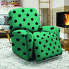 Green Polka Dot Recliner Cover-grizzshop