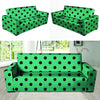 Green Polka Dot Sofa Cover-grizzshop