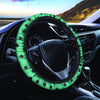 Green Polka Dot Steering Wheel Cover-grizzshop