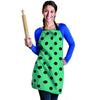 Green Polka Dot Women's Apron-grizzshop