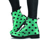 Green Polka Dot Women's Boots-grizzshop