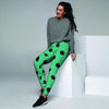 Green Polka Dot Women's Joggers-grizzshop