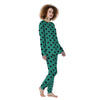 Green Polka Dot Women's Pajamas-grizzshop