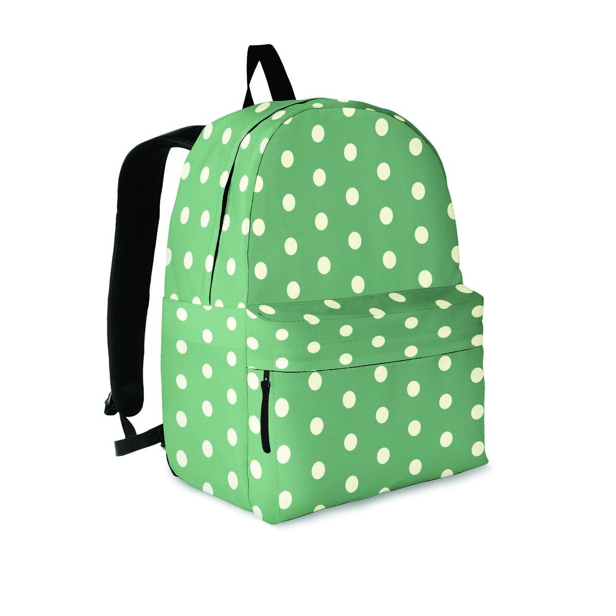 Green Sage Polka Dot Backpack-grizzshop