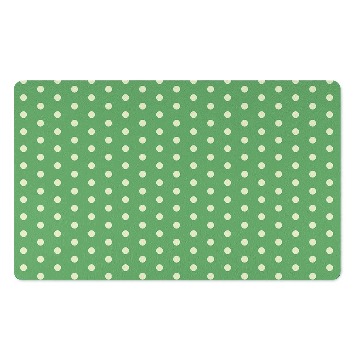 Green Sage Polka Dot Door Mat-grizzshop