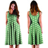 Green Sage Polka Dot Dress-grizzshop