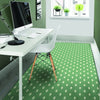 Green Sage Polka Dot Floor Mat-grizzshop