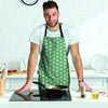 Green Sage Polka Dot Men's Apron-grizzshop