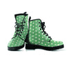 Green Sage Polka Dot Men's Boots-grizzshop